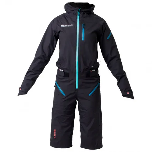 Dirtlej Regenoverall dirtsuit pro edition ladies black/mint