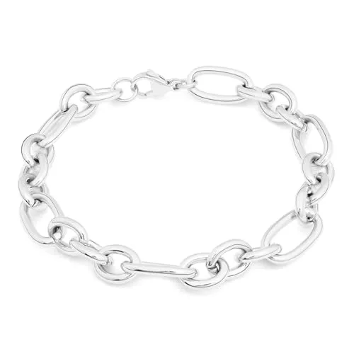 Tamaris Armband - Elegantes Edelstahlarmband in Silber - Verstellbare Gliederkette - Stylisches Tamaris Armband aus poliertem Edelstahl, verstellbar bis 21 cm. Im zeitlosen Design und hochwertiger Verarbeitung, ideal als Geschenk oder für den eigenen Stil.