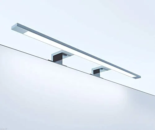 kalb LED Badleuchte 740mm verchromt - Spiegellampe für das Bad, vielseitig einsetzbar mit Wand-, Spiegelklemm- und Aufbaumontage. Hochwertige Aluminiumverarbeitung für starke Lichtausbeute.