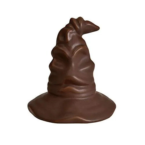 Elbenwald Sprechender Hut Salzstreuer Salting Hat für Harry Potter Fans 8,4 x 9,3 x 8,3 cm Keramik braun