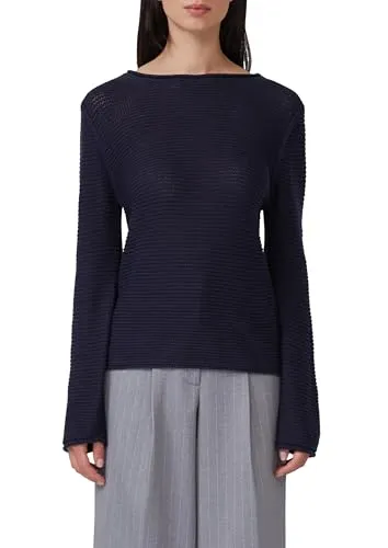 s.Oliver Slim Fit Pullover - Weicher Pullover mit Slim Fit aus Baumwollmix, ideal für jeden Anlass. Das elastische Material und das stylische Strickmuster sorgen für optimalen Tragekomfort.