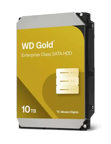 WD Gold WD103KRYZ - 10 TB Enterprise Festplatte - Enterprise Festplatte mit 10 TB Speicher, ideal für hohe Leistungsanforderungen und 24/7-Betrieb in Rechenzentren.