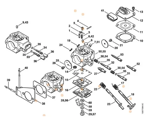Original STIHL Vergaser HD-15D für MS440, 11281200625 - Motorteile: Hochwertiger Vergaser für optimale Motorleistung und Effizienz bei STIHL Motorsägen.