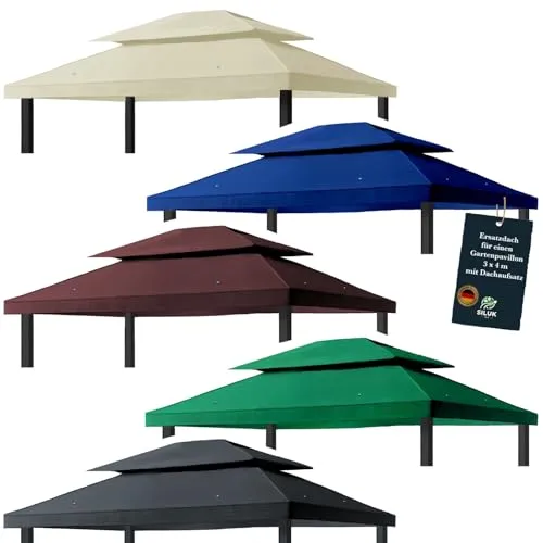 Freigarten.de Ersatzdach für Pavillon 3x4 m