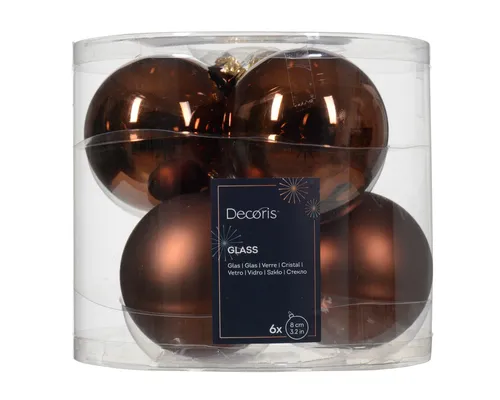 Weihnachtsbaumschmuck Braun von Kaemingk