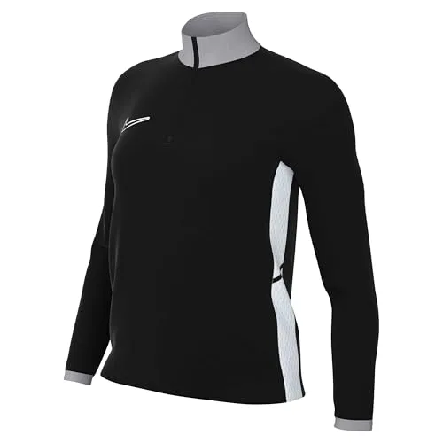NIKE FZ9770-010 W NK DF ACD25 DRIL TOP Sweatshirt Damen Black/Wolf Grey/White/White Größe M