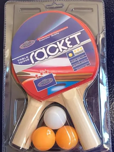 Tischtennis-Set 2 Schläger mit 3 Bällen