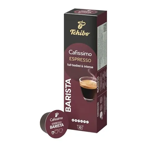 Tchibo Cafissimo Espresso Barista Kaffeekapseln, 10 Stück, nachhaltig & fair gehandelt, Premium Qualität