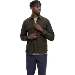 Selected Homme Herren Freizeithemd SLHMASON-TWILL OVERSHIRT Relaxed Fit Blau 16090170 XL