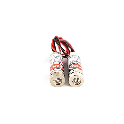 Rotes Lasermodul Industrielles Lasermodul Die Brennweite kann eingestellt werden (Linie-2pack)