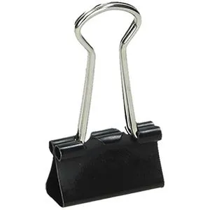 TipTop-Office Foldbackklammern TTO 405442, 51mm, schwarz, aus Metall, 12 Stück