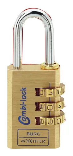 Burg-Wächter Vorhangschloss Messing Combi Lock 80/30 mm - 80 30 mm