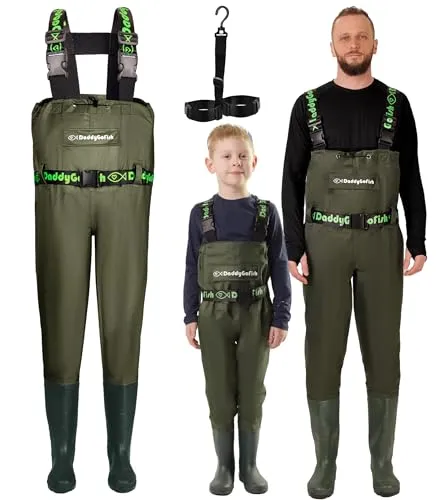 DaddyGoFish Wathose für Kinder und Erwachsene