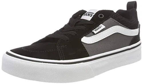 Vans FILMORE Sneaker mit dezentem Logoschriftzug - Sneaker in Größe 38 EU, schwarz aus Veloursleder, ideal für Skateboarding mit sportlichem Design und dezentem Logoschriftzug auf der Lasche.