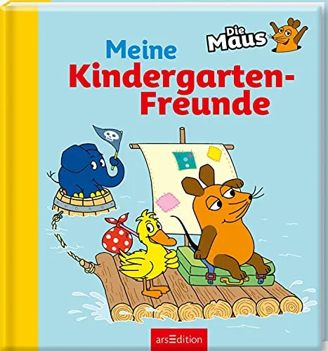 Die Maus – Meine Kindergarten-Freunde Album - Ein liebevolles Kinderalbum zur Erinnerung an die schönsten Kindergartenmomente, ideal für kreative Eltern und kleine Entdecker.