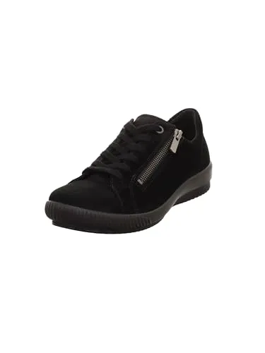 Legero Tanaro 5.0 Halbschuhe - Schwarz - 39 - Sneaker aus weichem Veloursleder mit atmungsaktivem Textilfutter, ideal für lose Einlagen dank herausnehmbarem Wechselfußbett. Sportlicher Schnürschuh für perfekten Gehkomfort.