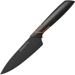 Fiskars Edge Debamesser 12 cm - Präzises Schneiden - Küchenmesser im asiatischen Stil für mittelgroße Lebensmittel. Ergonomischer Griff für optimalen Halt und Kontrolle beim Schneiden von Fleisch, Fisch und Gemüse.