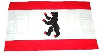 FahnenMax Fahne/Stockflagge Berlin 30 x 45 cm Flagge