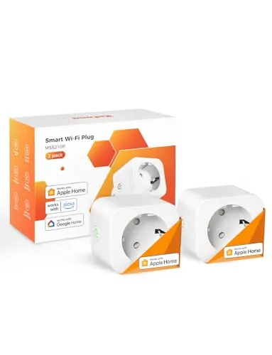 Refoss Smart Steckdose mit Verbrauchsmessung - Smart & Ferngesteuerte Stecker mit Echtzeit-Stromverbrauchsanalyse, kompatibel mit Apple HomeKit, Alexa und Google Assistant für mehr Komfort und Energieeinsparung.