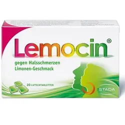 Lemocin gegen Halsschmerzen Limettengeschmack ab 5 Jahren