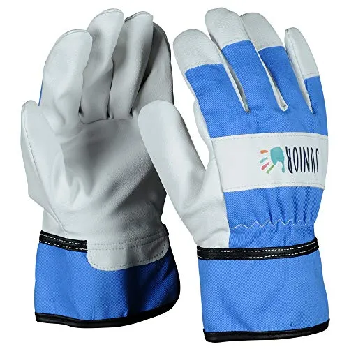 OX-ON Arbeitshandschuhe für Kinder 8-10 Jahre, blau