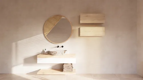 Wasch- und Schminktische Braun von PLATAN ROOM