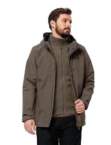 ALTENBERG 3IN1 JKT M - Vielseitige 3-in-1-Jacke für Herren, wasserdicht und winddicht. Ideal für wechselhaftes Wetter mit einer warmen Fleece-Innenjacke und Bluesign-zertifizierter Qualität.