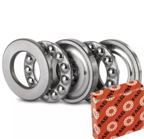 FAG 52209 Axial-Rillenkugellager Original - Sonstige, hohe Laufgenauigkeit dank Toleranzklasse P0/PN und langlebiger Stahlblechkäfig für zuverlässige Leistung
