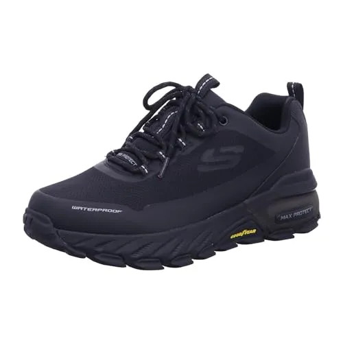 SKECHERS Herren Freizeitschuhe MAX PROTECT-FAST TRACK - Sneaker mit wasserfestem Obermaterial und Skechers Air Cooled Memory Foam für ultimativen Komfort und robuste Traktion bei Outdoor-Aktivitäten.