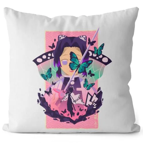 style3 Shinobu Butterfly Kissen mit Füllung 40cm Baumwolle Demon Anime Japan Manga