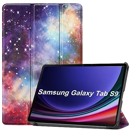 Lobwerk Tablet Hülle für Samsung Galaxy Tab S9 FE 2023 X510/SM-X516/SM-X518 10.9 Zoll Slim Case Etui mit Standfunktion und Auto Sleep/Wake Funktion
