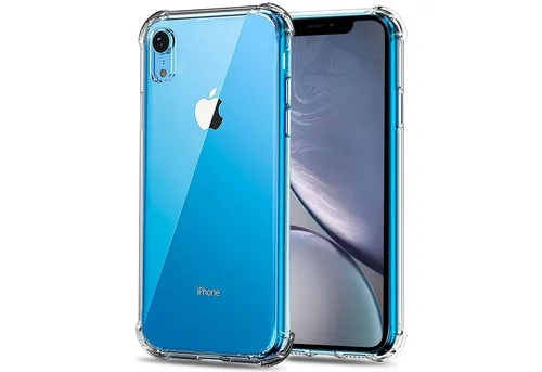 CoolGadget Handyhülle Anti Shock Rugged Case für Apple iPhone XR 6,1 Zoll, Slim Cover Kantenschutz Schutzhülle für iPhone XR Hülle Transparent