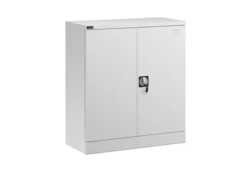 Fromm&Starck Aktenschrank STAR_MCAB_02 - 102 cm Metallschrank - Aktenschrank - Sicherer Stauraum mit Zylinderschloss und 2 stabilen Einlegeböden, ideal für Büro und Werkstatt.