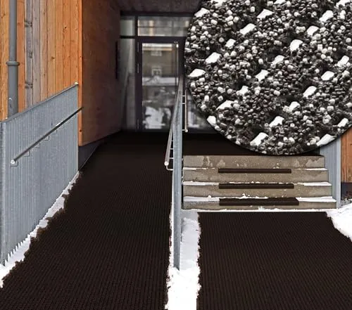 MELIUS VIVERE Antirutschmatte SafeStep PRO 1,20 x 0,50 m - Braun - Maximale Sicherheit mit der SafeStep Antirutschmatte PRO. Ideal für Eingänge und Terrassen, bietet sie geprüfte Rutschhemmung und ist witterungsbeständig. Für Komfort und Schutz bei jedem Schritt – auch bei Nässe und Schnee.