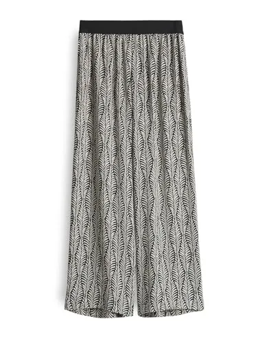 OPUS PANTS Damen Culotte | MALOTTA Leaf Wide Fit Culotte mit floralem Print Natural Glaze, 34