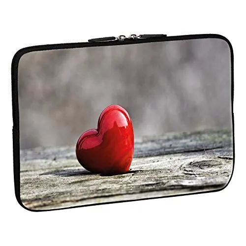 PEDEA Design Schutzhülle Notebook Tasche bis 15,6 Zoll (39,6cm), Love