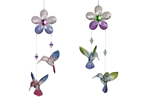 Formano 2er Set Girlande Blume mit 2 Kolibris 28cm von formano