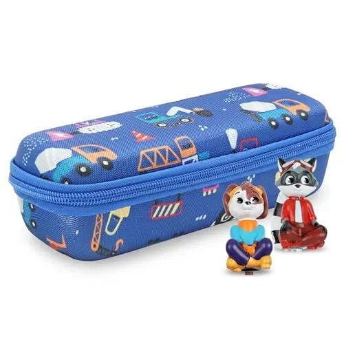 caseroxx Schutztasche für Edurino Zubehör, Stift und Figuren Transport Aufbewahrung Etui Hülle