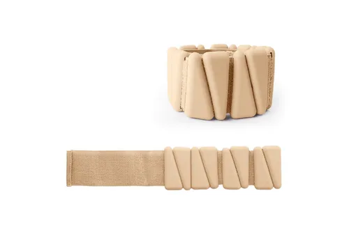 VELOV Silikon Gewichtsmanschetten 2er Set in beige von velov