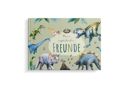 MeinBaby123® Tagebuch Freundebuch für Kinder, Freundschaftsalbum, Freundealbum Kindergarten und Schule, Freundschaftsbuch Hardcover