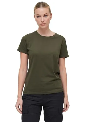 Brandit Women T-Shirt, Farbe: Olive, Größe: XXL