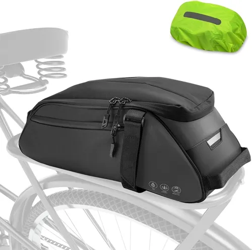Fahrrad Gepäckträgertasche 8L wasserdicht reflektierend