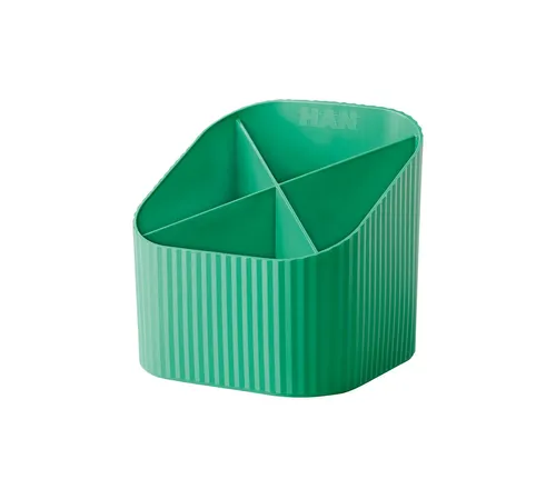 HAN Organizer Schreibtischköcher HAN Re-X-LOOP, 4 Fächer, 100% Recyclingmaterial, gr