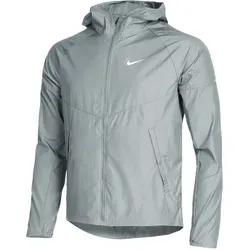 Nike Miler Repel Laufjacke Herren - Grau, Größe XXL - Funktionsjacke mit wasserabweisendem Design und Kapuze für optimalen Wetterschutz. Ideal für Läufe bei nassem Wetter und besteht aus 100 % recyceltem Polyester.
