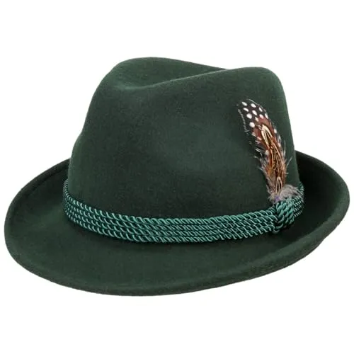 Lipodo Trachtenhut Jagdhut aus 100% Wollfilz von Lipodo