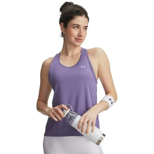 Under Armour® Damen Tanktop Tech Knockout lila XXL - Sportliches Tanktop für Fitness und Leichtathletik, aus atmungsaktivem Material für hohen Tragekomfort. Ideal für aktive Tage und das Training.