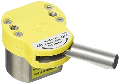Magswitch MagMount 150 – Magnete Stark mit Ein- und Ausschalter – Starke Magnete ohne Strom – Mit Festem Stabmagnet für Flachstahl – Auch Geeignet für Unebene Oberflächen – Max Haftkraft 68 kg