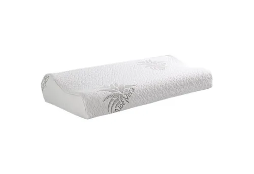 Bestlivings Nackenstützkissen, Bezug: Polyester mit Aloe Vera Veredelung, Gesundheitskissen (60cm x 30cm x 10/7cm), mit Memory-Effekt
