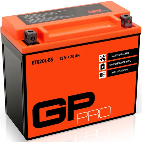 GP-PRO Gel-Batterie 12V 20Ah GTX20L-BS für Quad und Motorrad