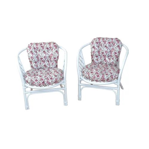 möbel direkt online 2er-Set Rattansessel mit Kissen Sonja